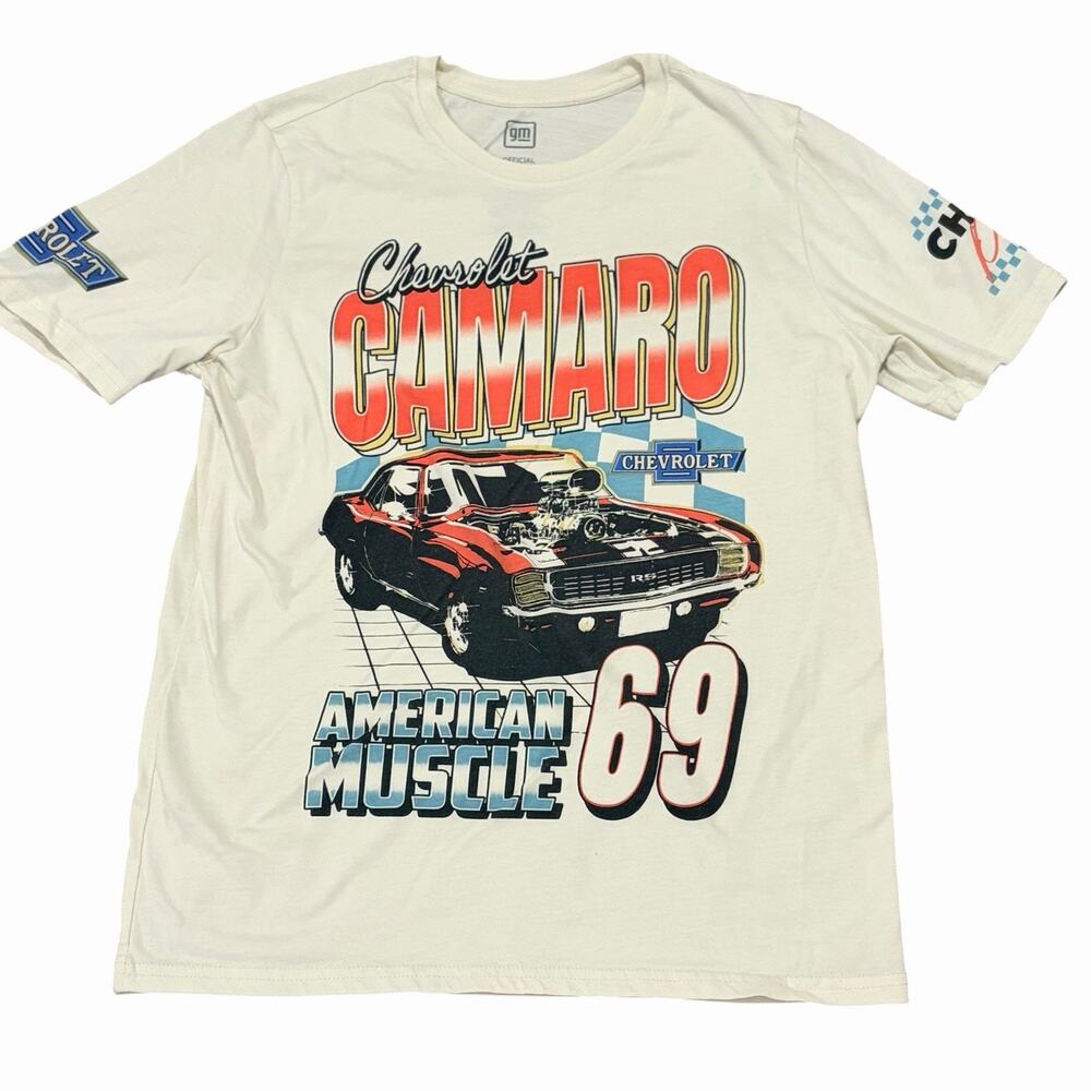 Chevy Camero 69 Muscle Car T-Shirt Boys Size XL